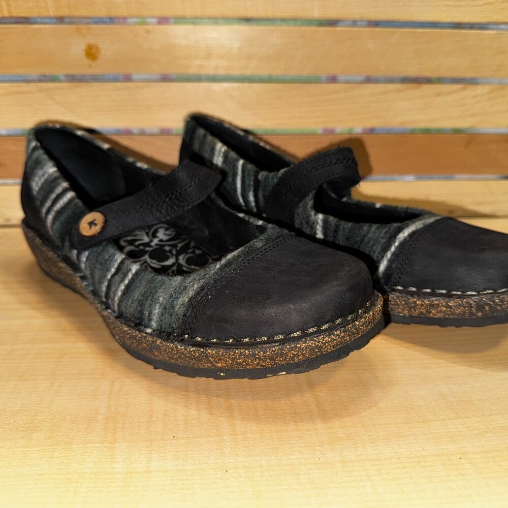 Aetrex Janine Sweater Mary Jane Flats US Size 8.5